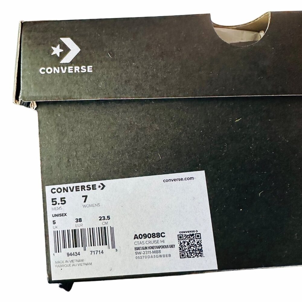 ⭐Rare Converse Chuck Taylor All Star Cruise HI 7 Wmn Shoes Snekaer Suede A09088C - Picture 8 of 10